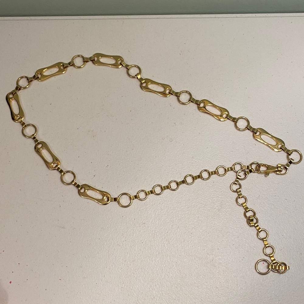 Chain Link Gold Tone Belt